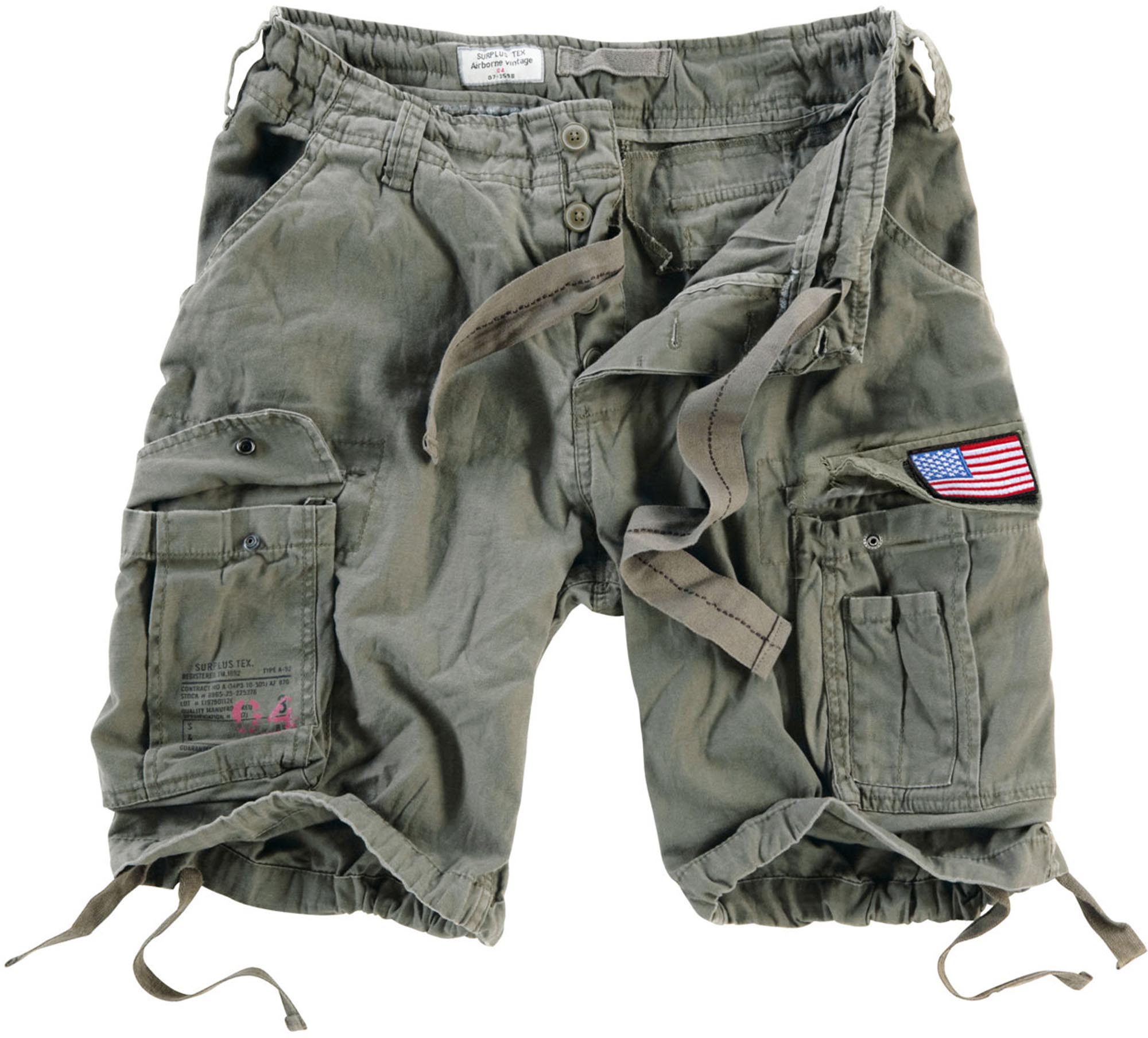 Surplus Airborne Vintage Patch Shorts olive 5XL Figure 2