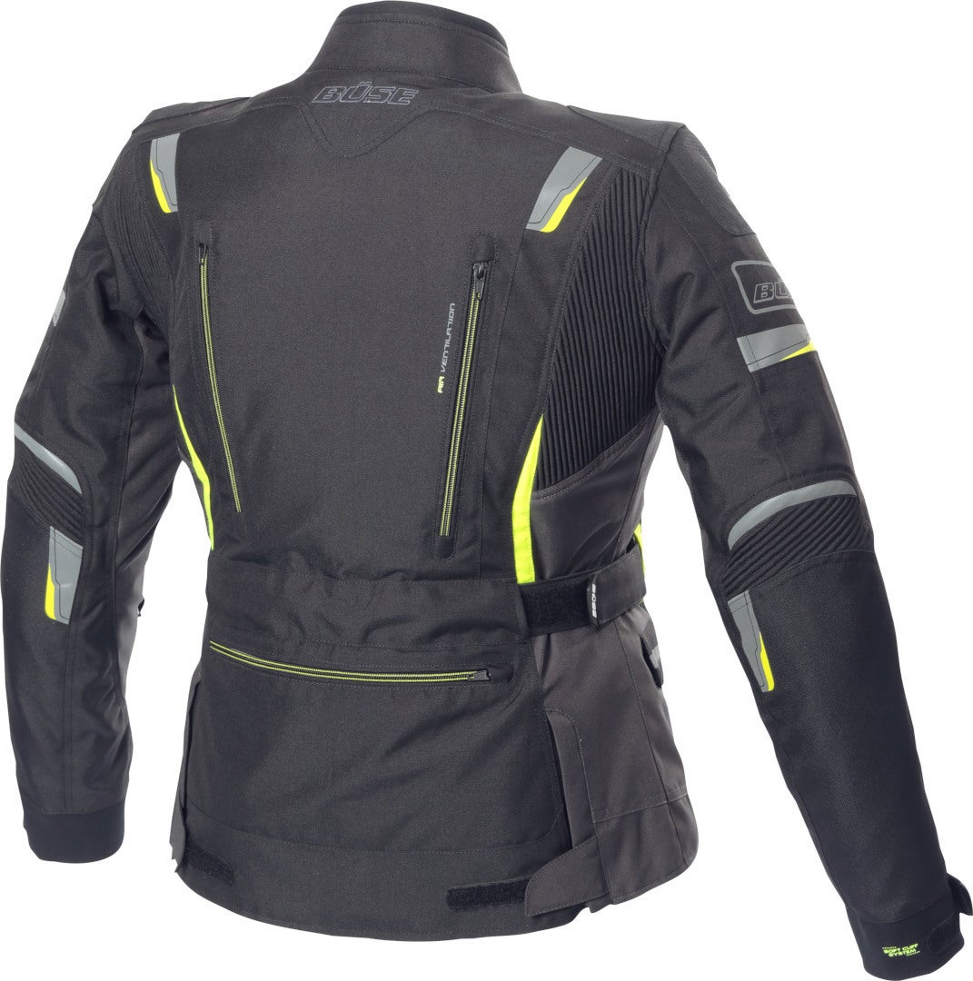 Büse Jana Damen Motorrad Textiljacke schwarz/grau/gelb 40 Abbildung 5