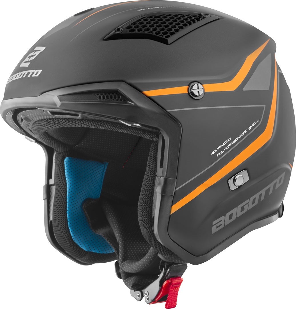 Bogotto Radic WN-ST 22.06 Hjelm orange/sort M Figur 14