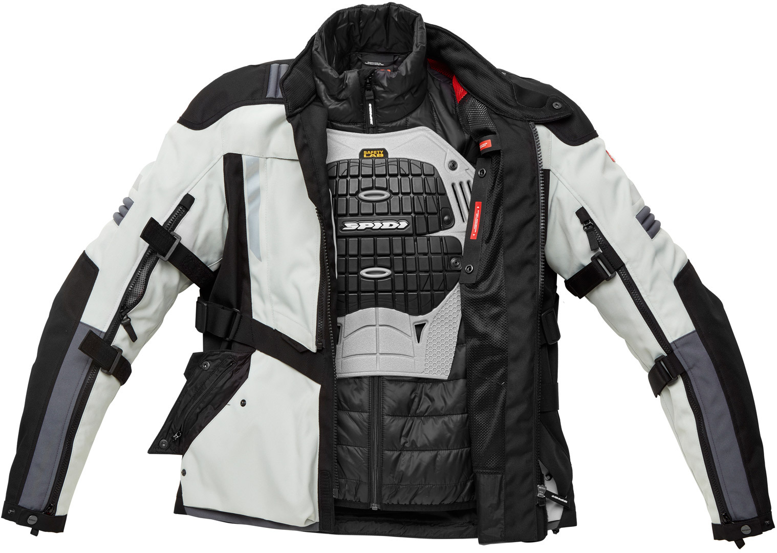 Spidi Modular Veste Textile moto noir/gris L Figure 7