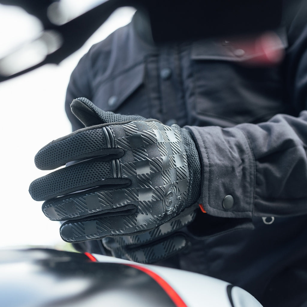Merlin Barrett Mesh D3O Motorrad Handschuhe S Abbildung 6
