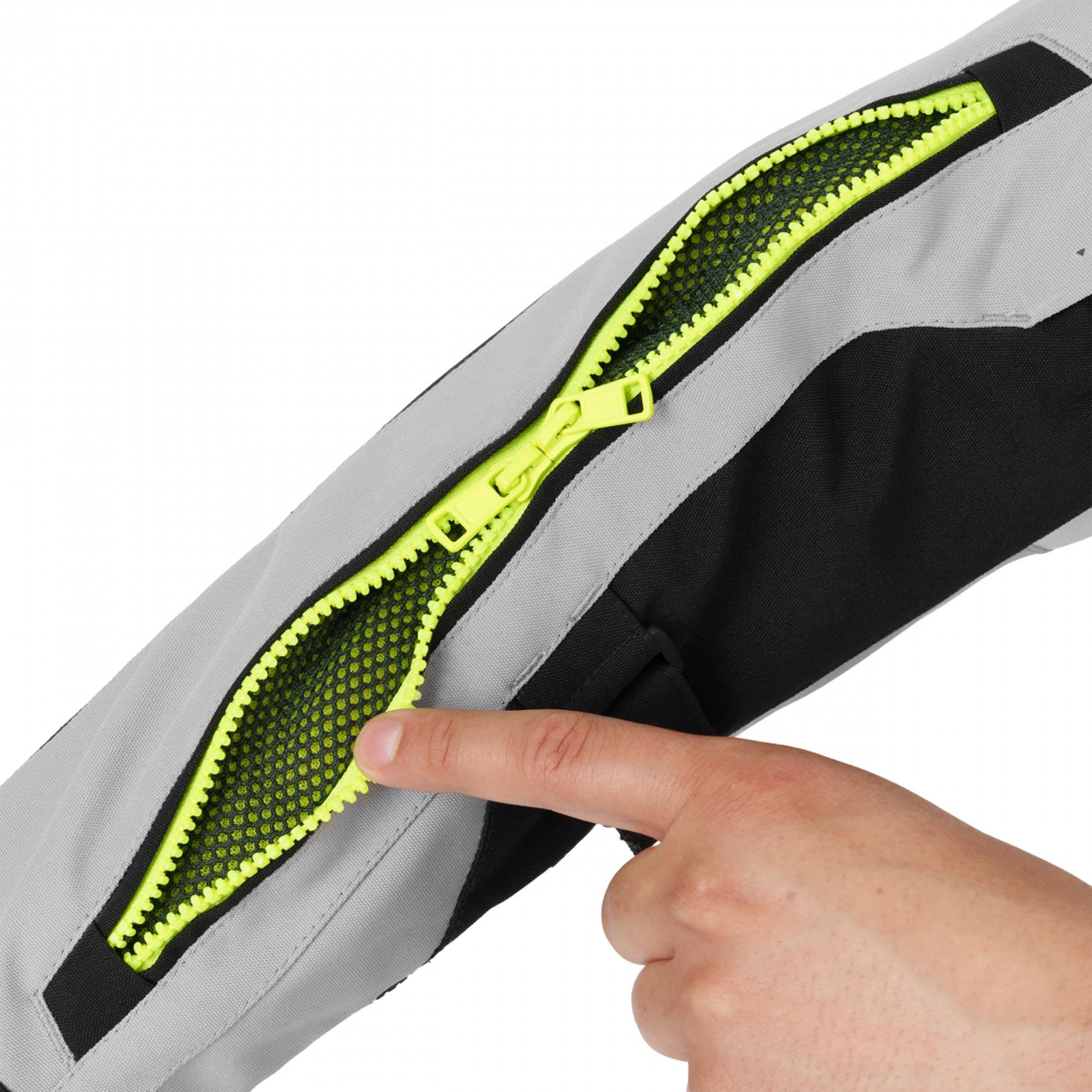 SHIMA Hero 3.0 Motorcycle Textile Jacket grey/yellow S Figure 14