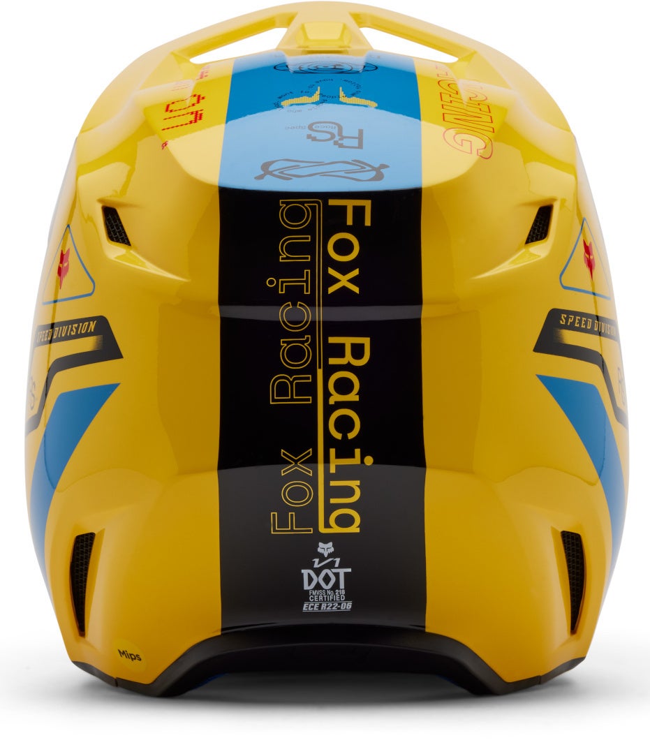 FOX V1 Race Spec MIPS Casco da motocross giallo M (57/58) Figura 3