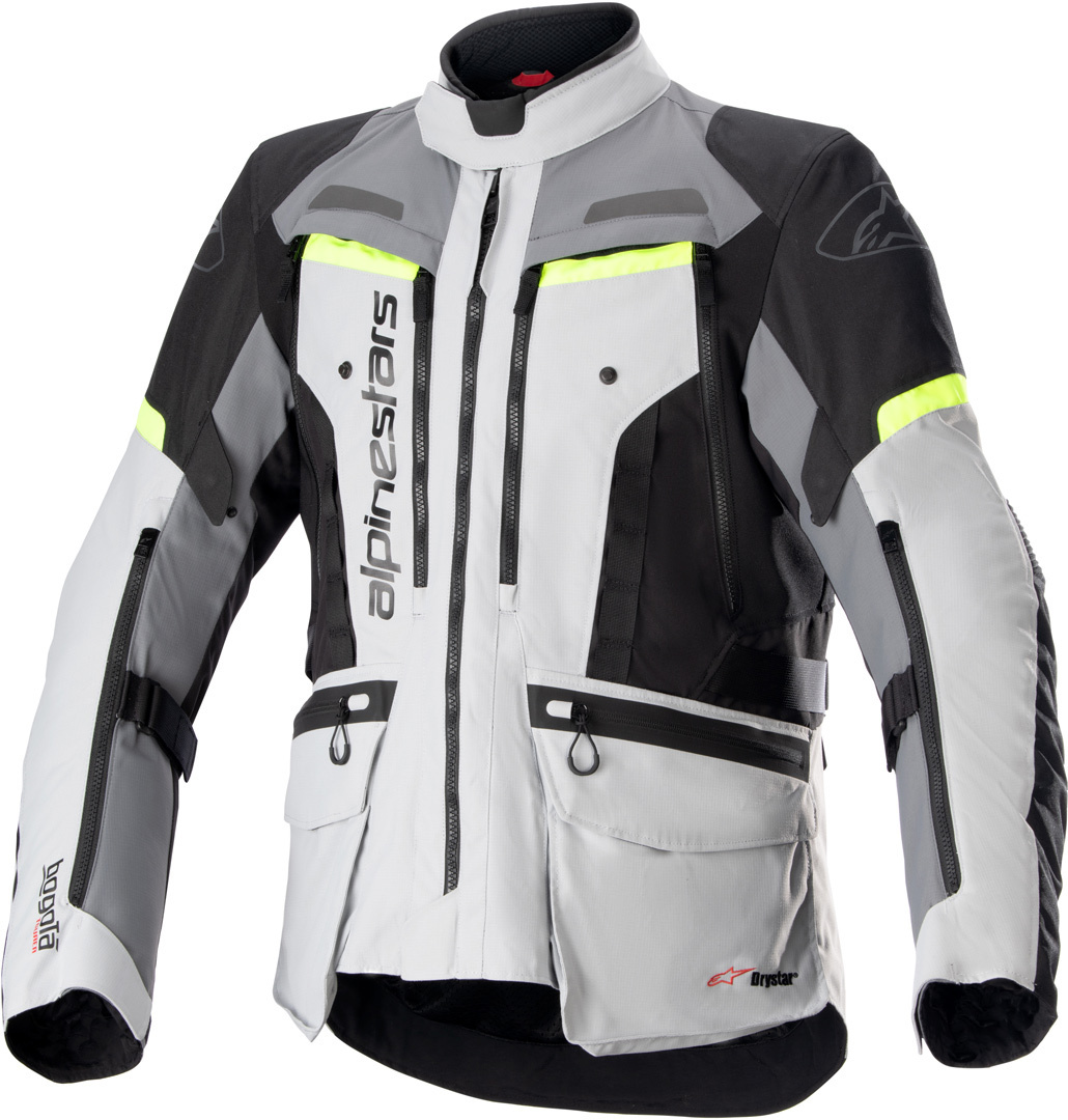Alpinestars Bogota Pro Drystar® Jachetă textilă impermeabilă pentru motociclete Gri XXL Figura 1