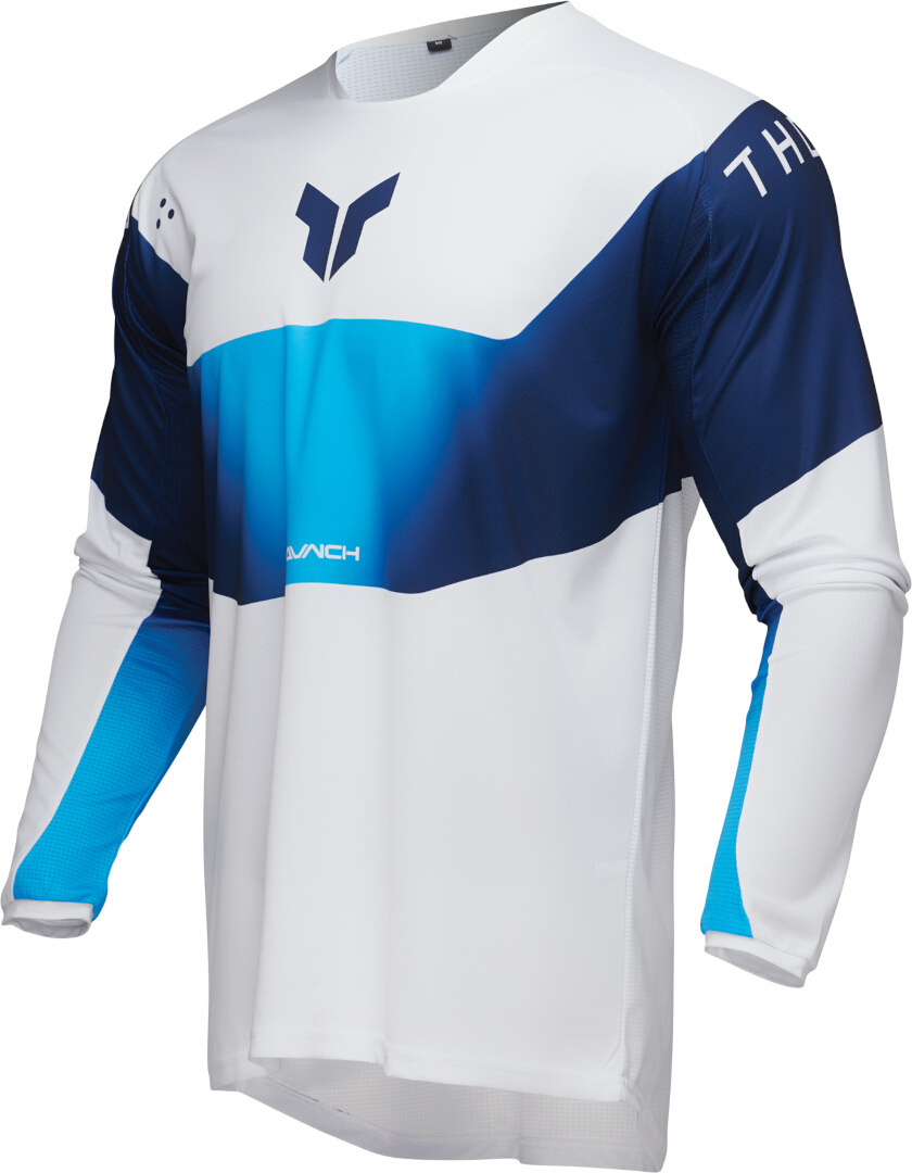 Thor Launchmode Storm Motorcross Jersey wit/blauw 3XL Figuur 1