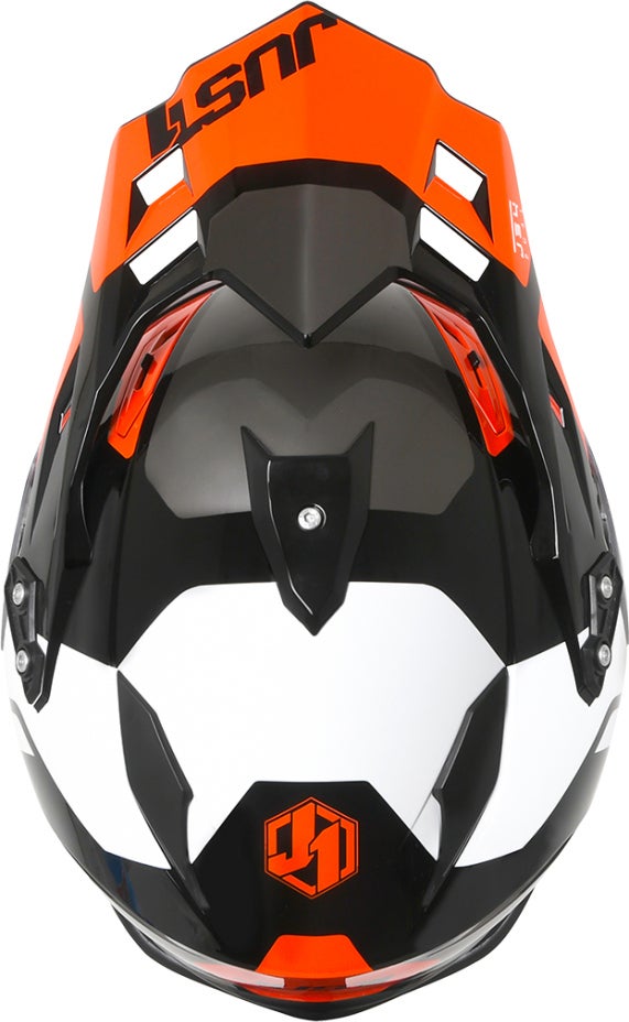 Just1 J34 Pro Tour Motocross Helmet black/orange XL (61/62) Figure 5