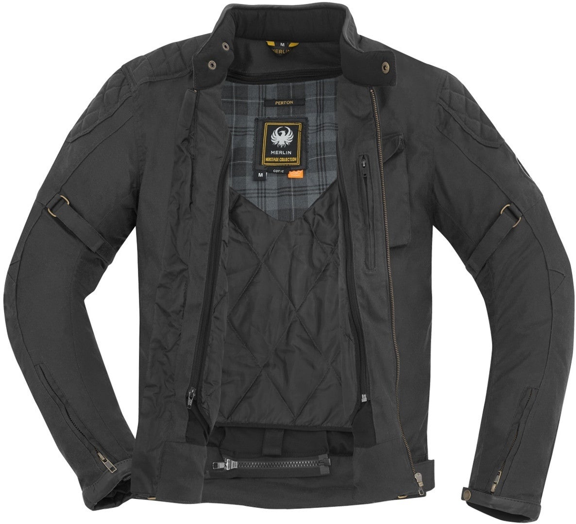 Merlin Lythe Motorcycle Waxed Jacket black M Figure 4