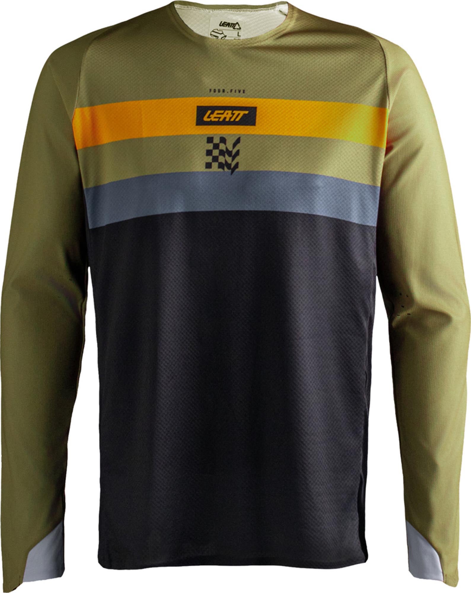 Leatt Moto 4.5 Enduro Motocross Jersey Khaki M Figure 1