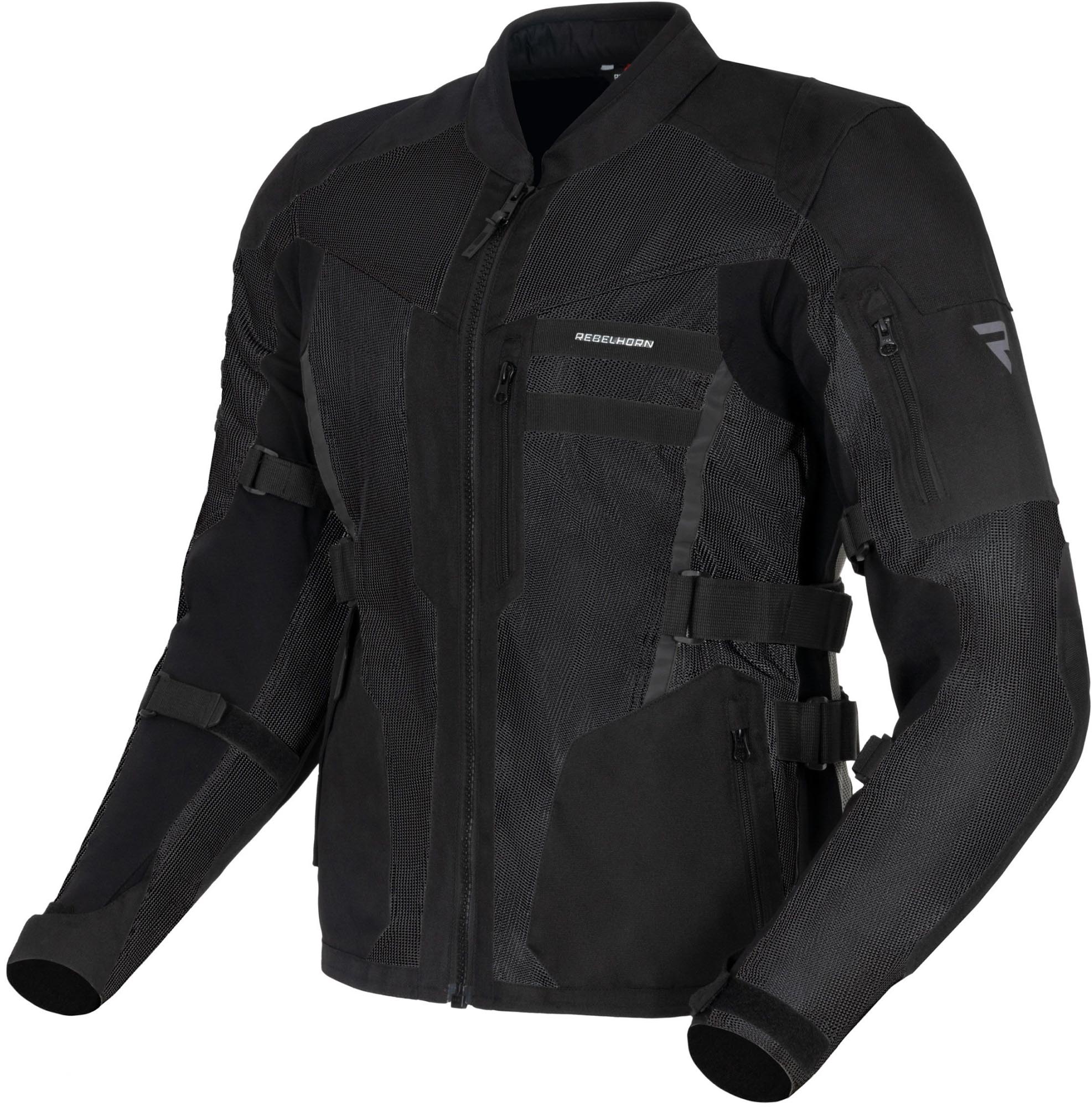 Rebelhorn Scandal 2 Motorcycle Textile Jacket black S Figure 1