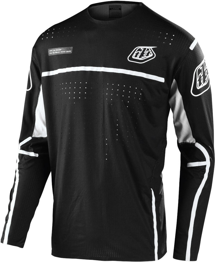 Troy Lee Designs Sprint Ultra Lines Maillot vélo Noir/Blanc M Figure 1