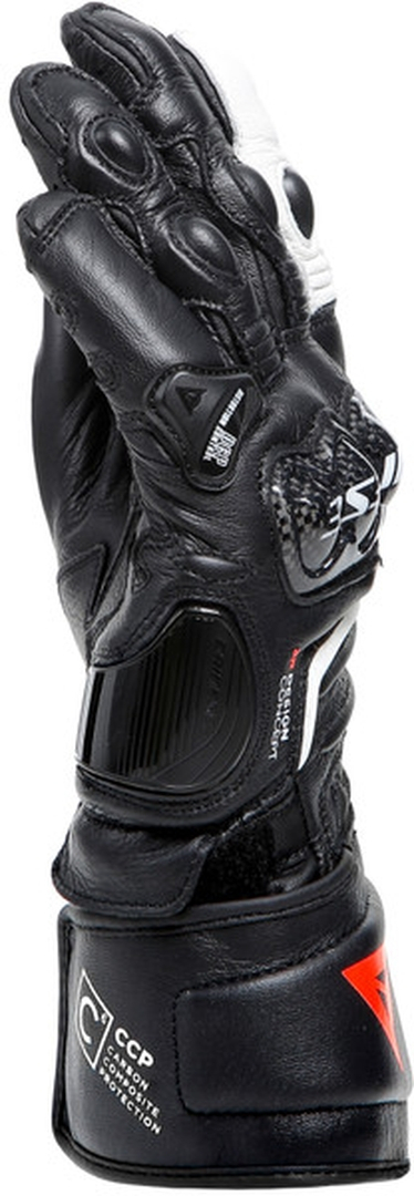 Dainese Carbon 4 Long Mănuși pentru motociclete pentru doamne alb/negru M Figura 4