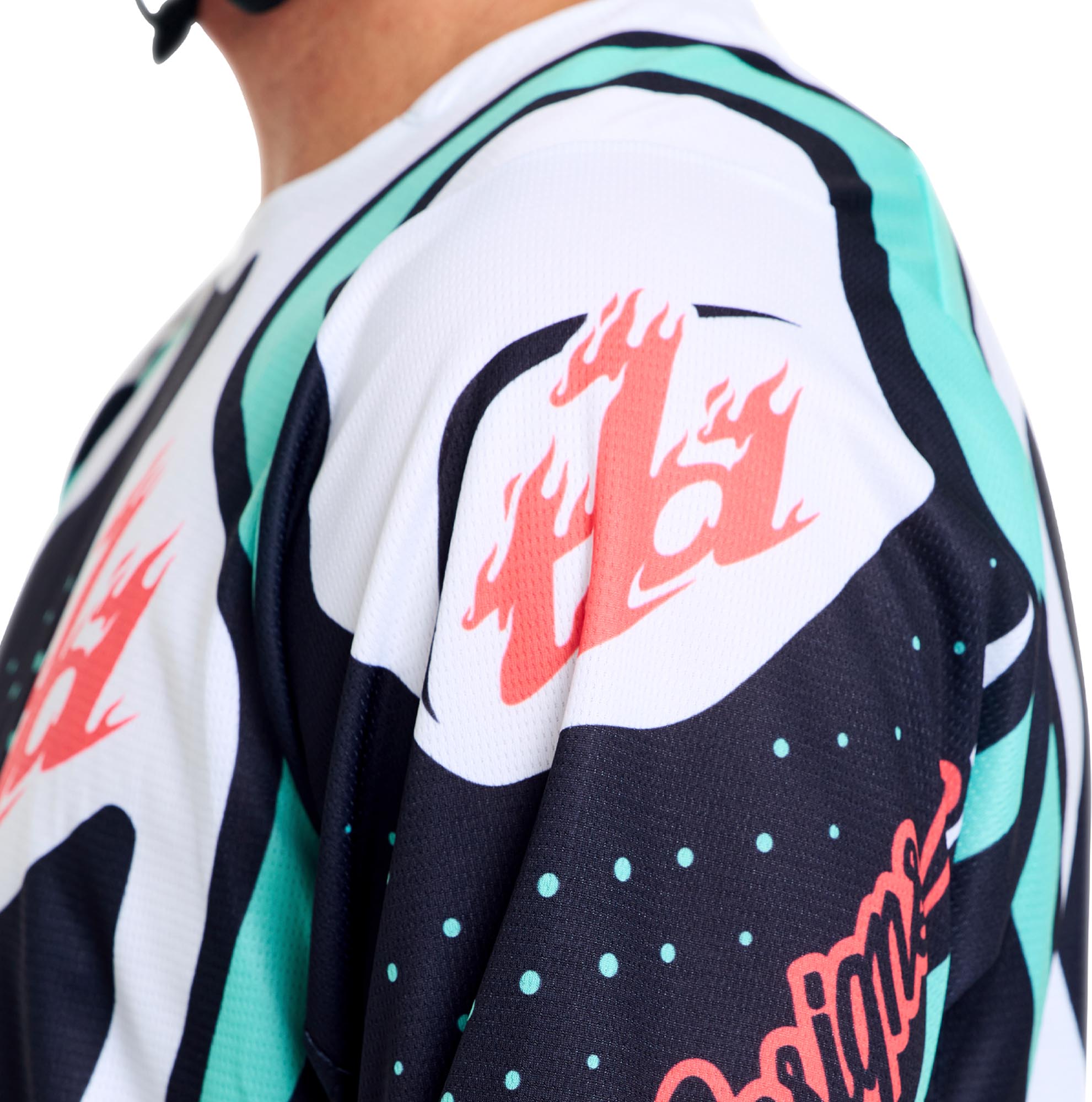 Troy Lee Designs GP Pro Roller Maillot Motocross noir/turquoise XXL Figure 6