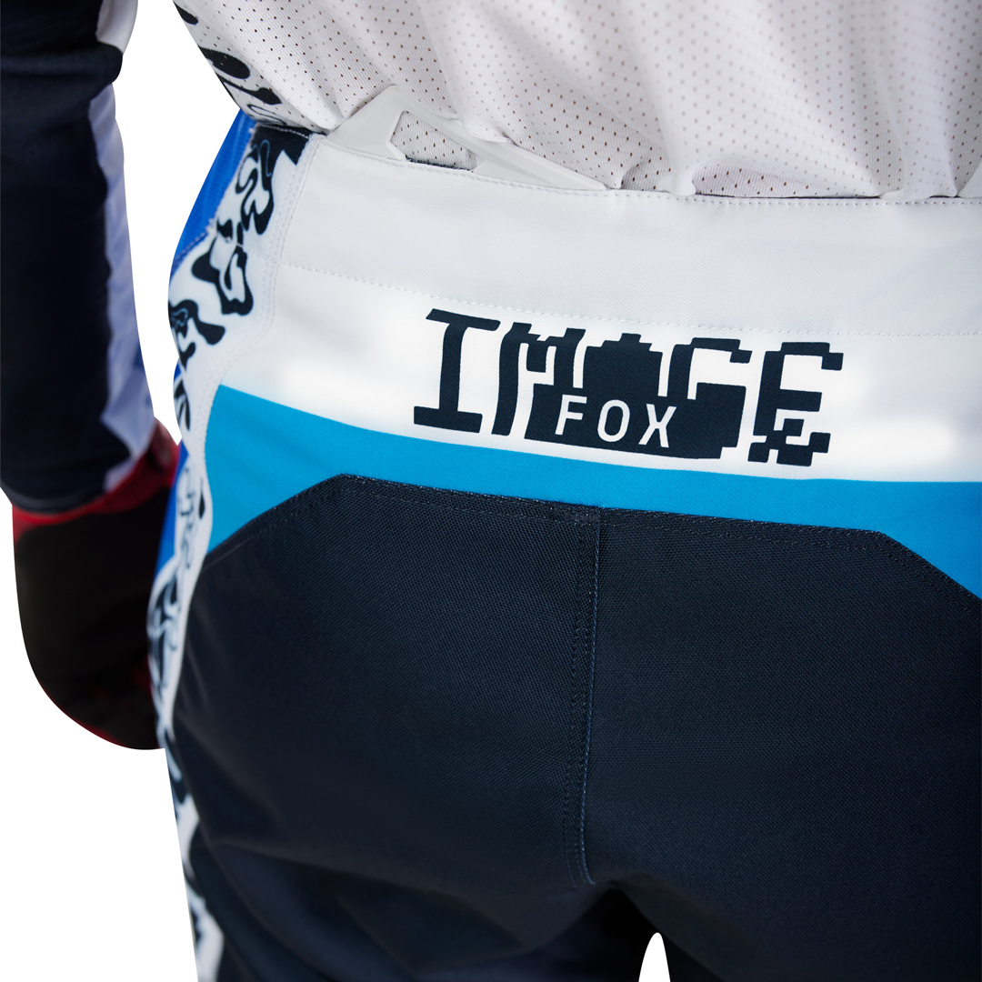 FOX 360 Fade Pantalons de motocross Blanc/bleu 32 Figure 5