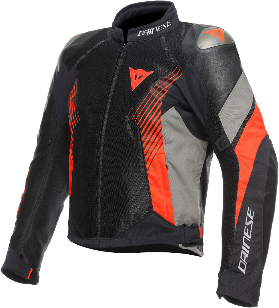 Dainese Super Rider 2 Absoluteshell 2.0 Motorcycle Textile Jacket black/grey/red 56 Figure 1