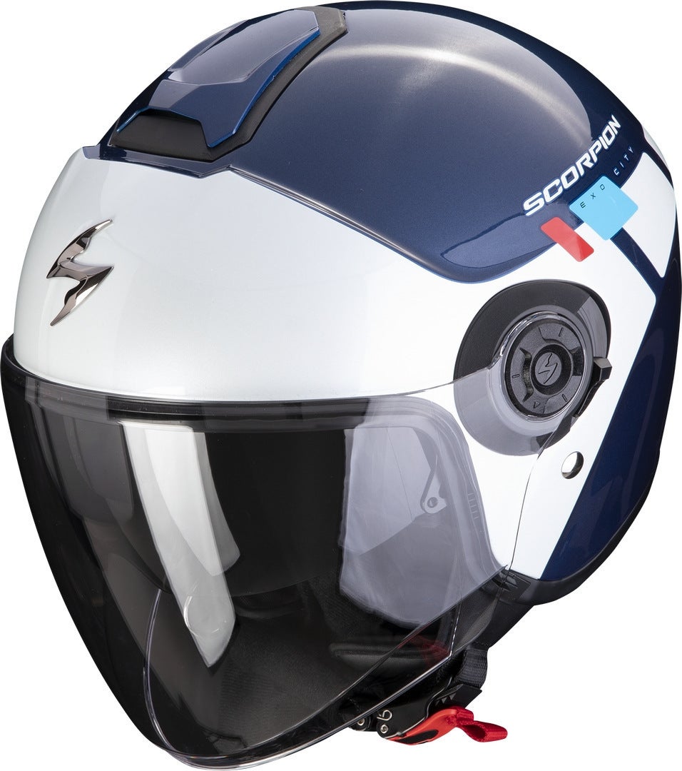 Scorpion Exo-City II Mall Casco Jet blu/bianco M (57/58) Figura 1
