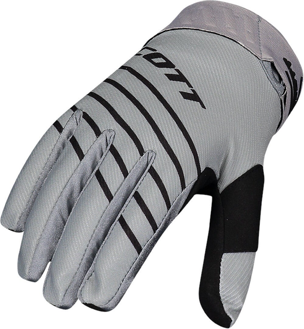 Scott 450 Angled Motocross handsker grå/sort M Figur 1