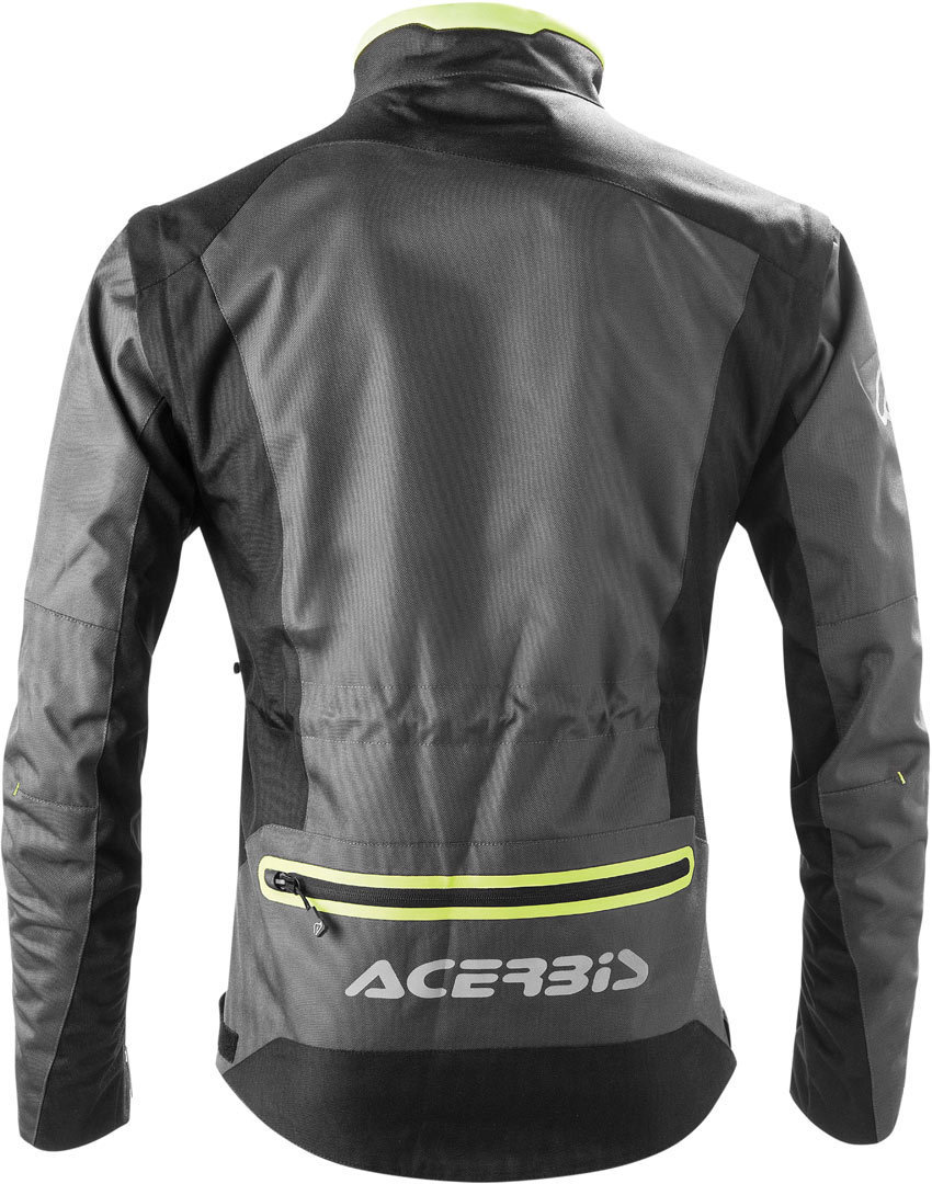 Acerbis Enduro One Motorcycle Textile Jacket black/yellow 3XL Figure 4