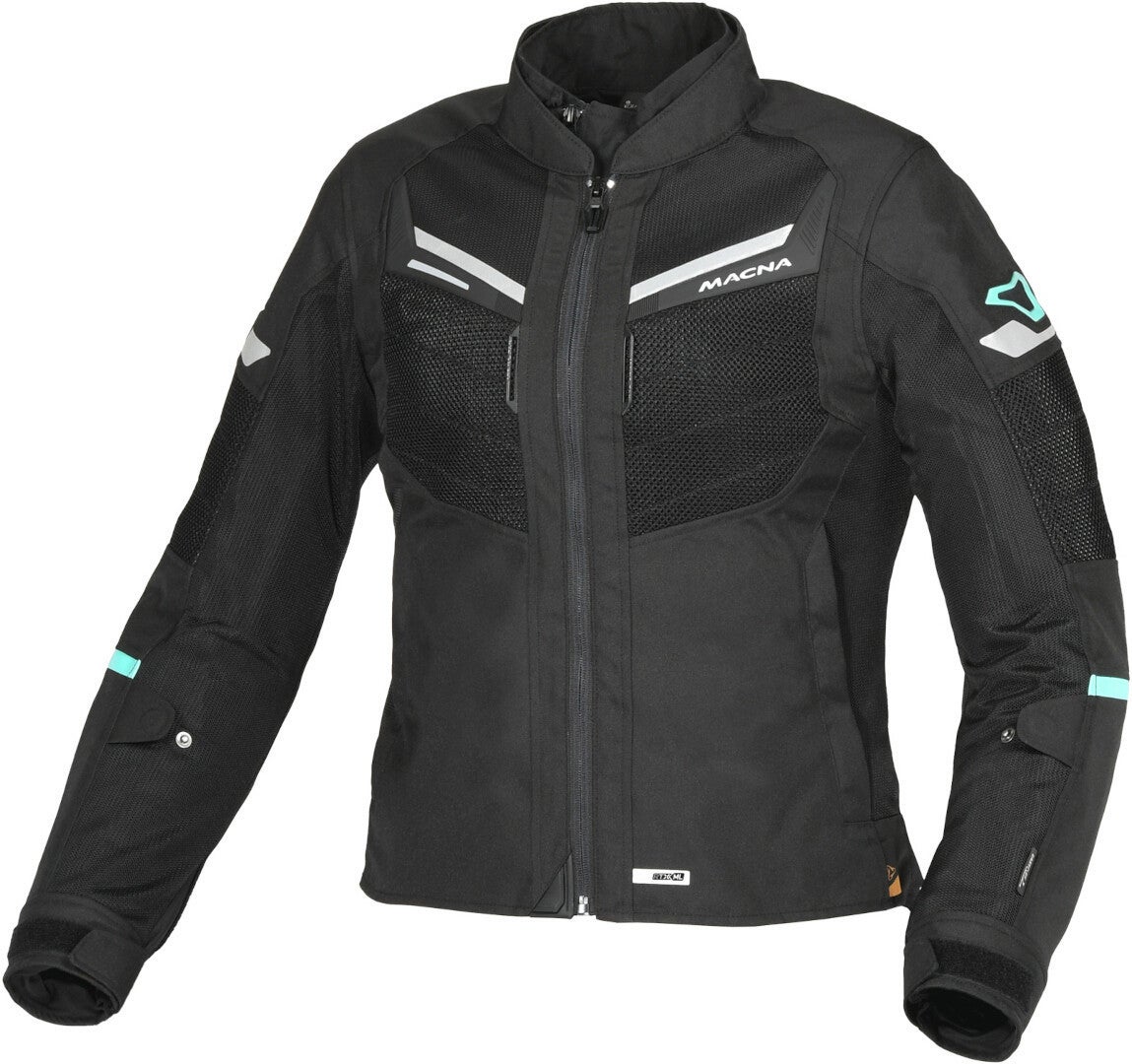 Macna Tondo waterproof Ladies Motorcycle Textile Jacket black XXL Figure 1