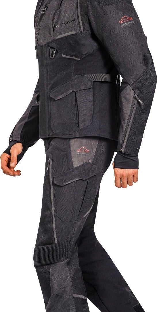 Ixon Eddas Motorcycle Textile Pants black/grey L Figure 5