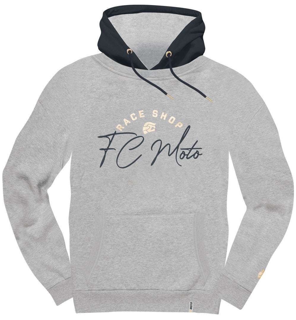 FC-Moto FCM-Sign Senhoras Hoodie Cinza claro XL Figura 1