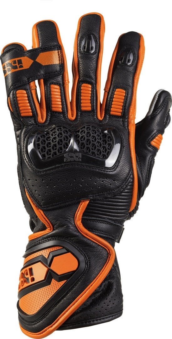 IXS Sport LD RS-200 2.0 Motorcykel handsker sort/orange XL Figur 1