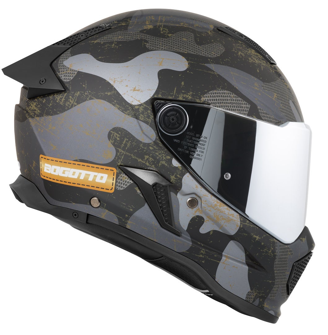 Bogotto Rapto Camo Casco nero opaco/grigio 2XL Figura 15
