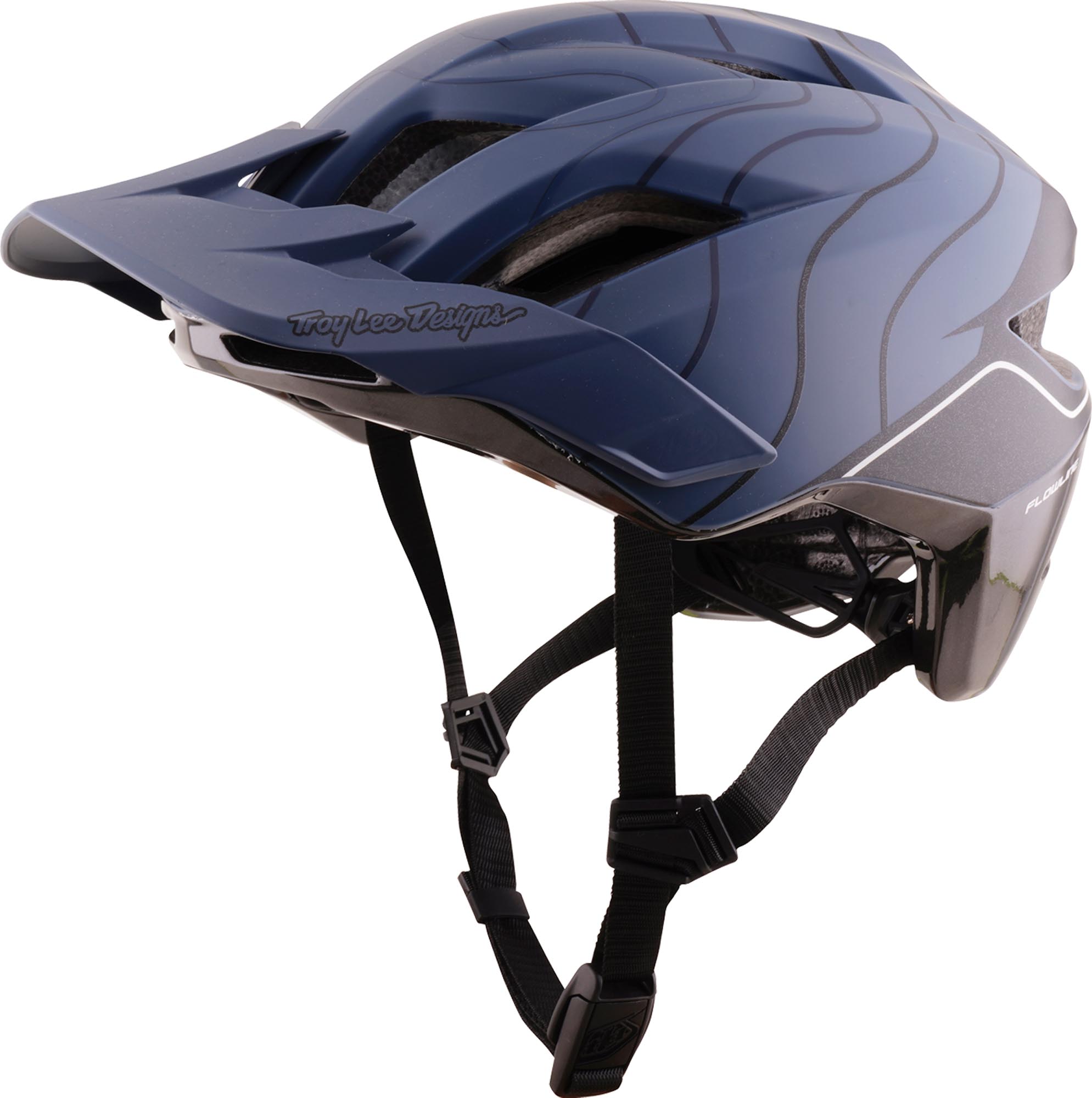 Troy Lee Designs Flowline SE MIPS Dipped Bicycle Helmet blue/black M-L (57/59) Figure 1