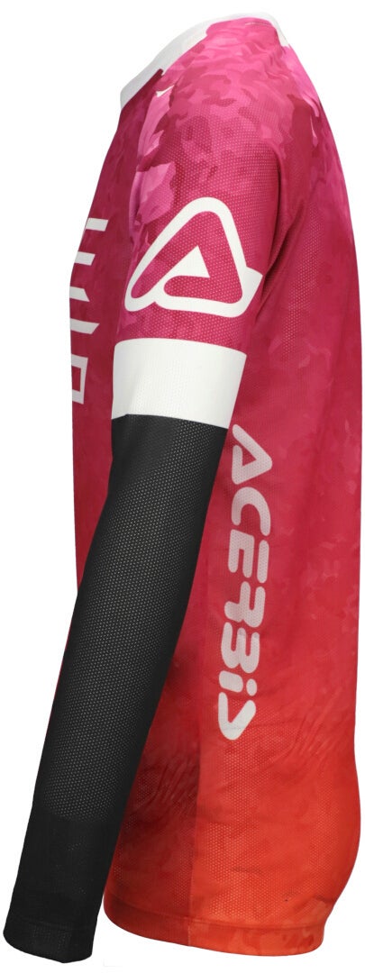 Acerbis J-Windy Vented Watermark Motorcross Jersey roze/wit L Figuur 2