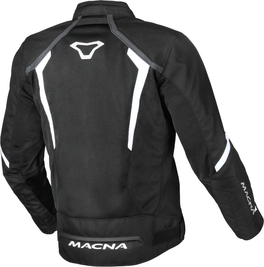 Macna Grisco Motorcycle Textile Jacket black/white XXL Figure 2