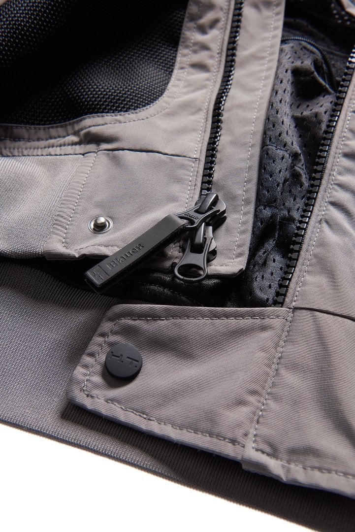 Blauer Thor Air 穿引オートバイのテキスタイルジャケット グレー/ブラック XXL 図3