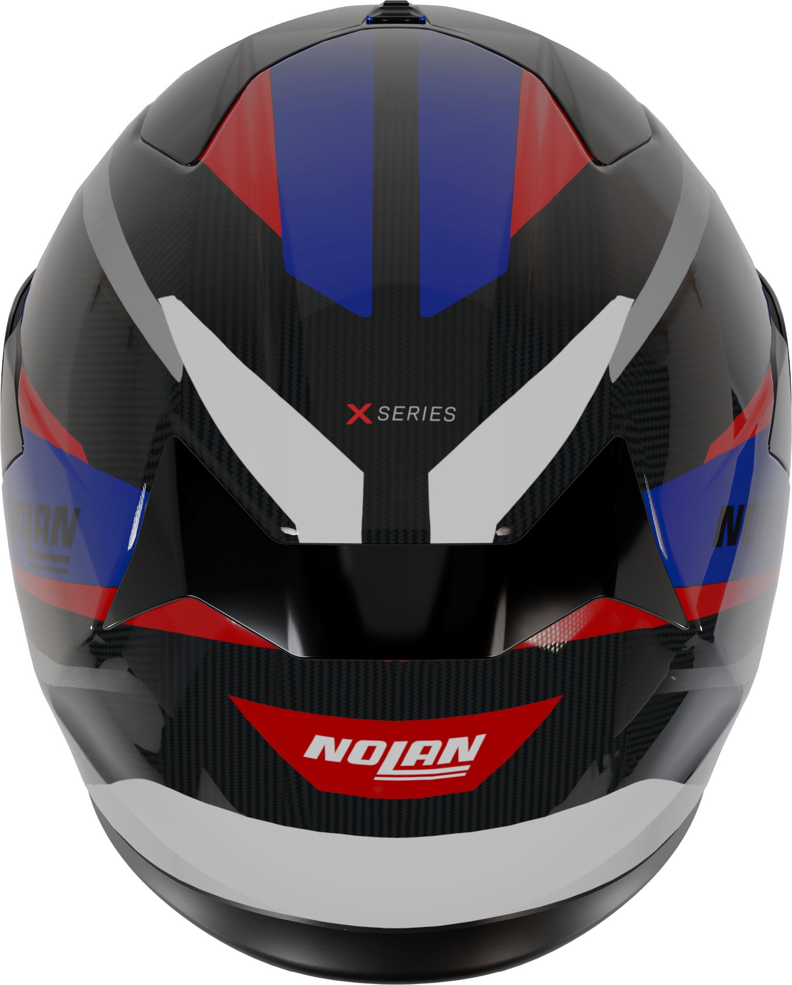 Nolan X-904 Ultra Carbon Calibro Quin Helm zwart/blauw/rood S (56) Figuur 3