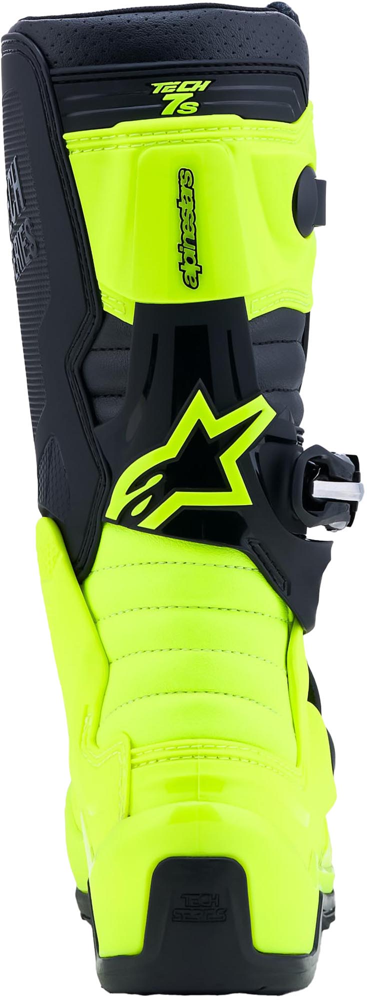 Alpinestars Tech 7S Motocrossstøvler til unge neongul/sort 7 Figur 4