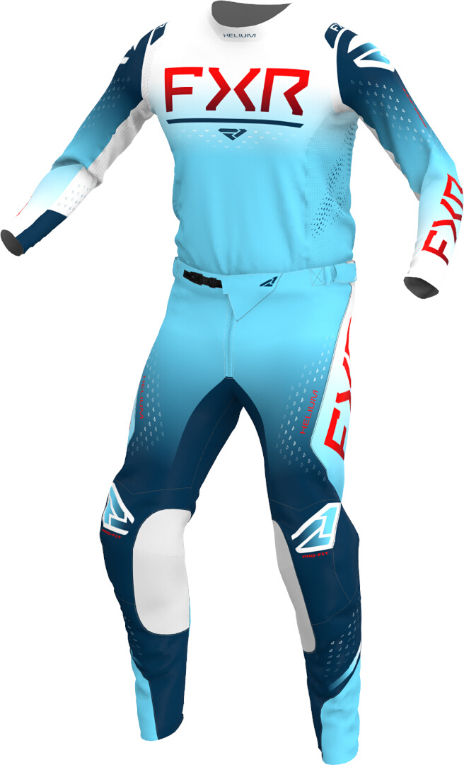 FXR Helium 2023 Motocross Hose hellblau 42 Abbildung 3