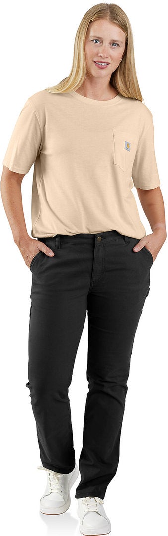 Carhartt The Essential Canvas Dame bukser Sort 44 Figur 5