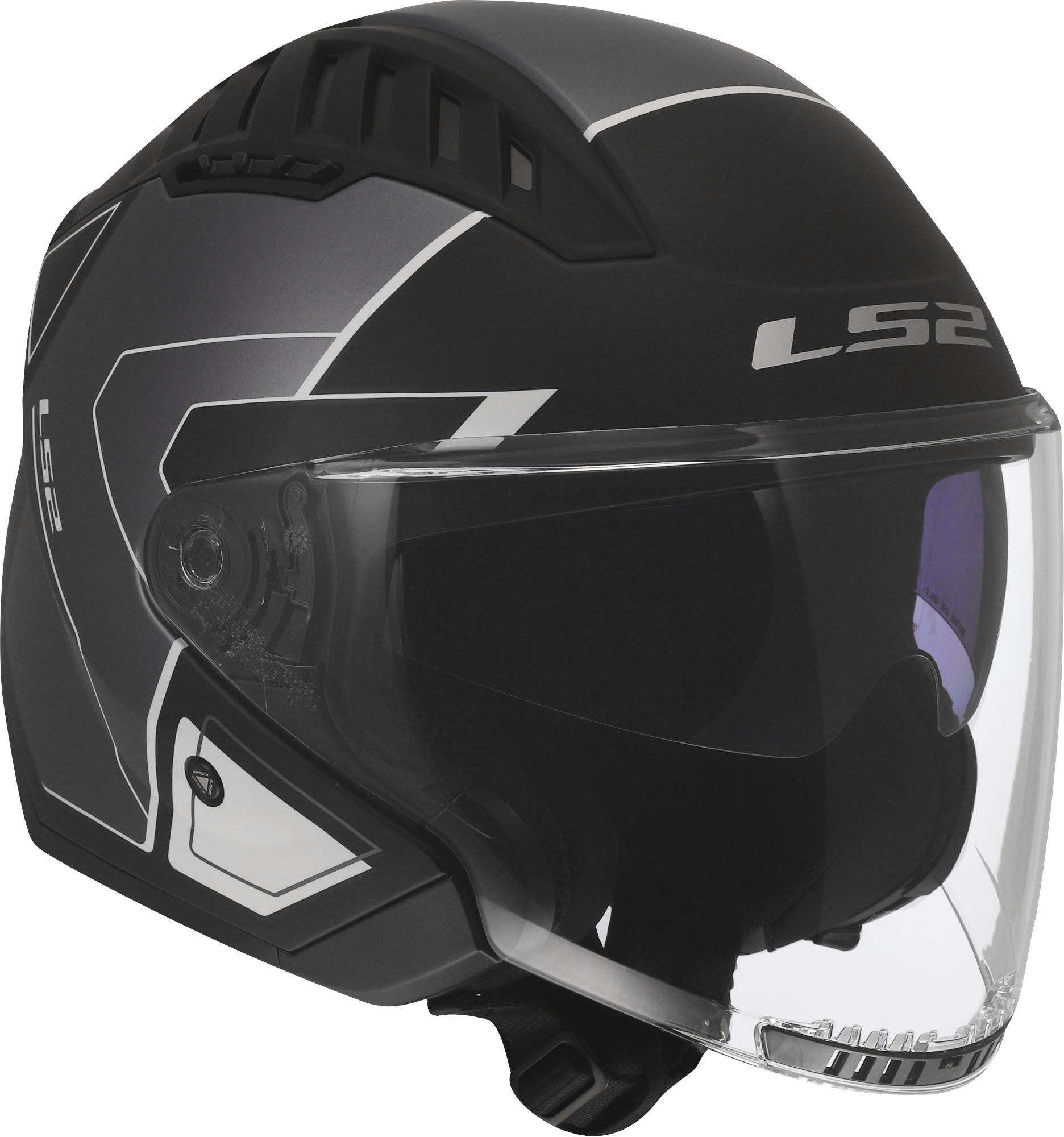 LS2 OF600 Copter II Tango Jet Helmet grey M (57/58) Figure 8