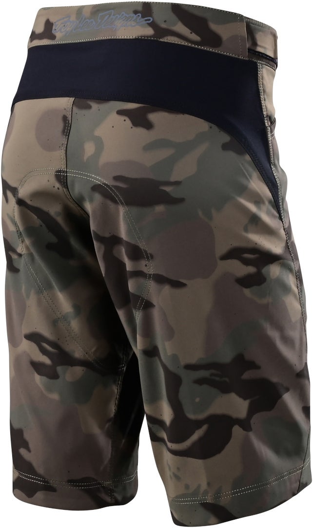 Troy Lee Designs Flowline Shell Spray Camo Jeugd Fiets Shorts Militair groen/camouflage 22 Figuur 2