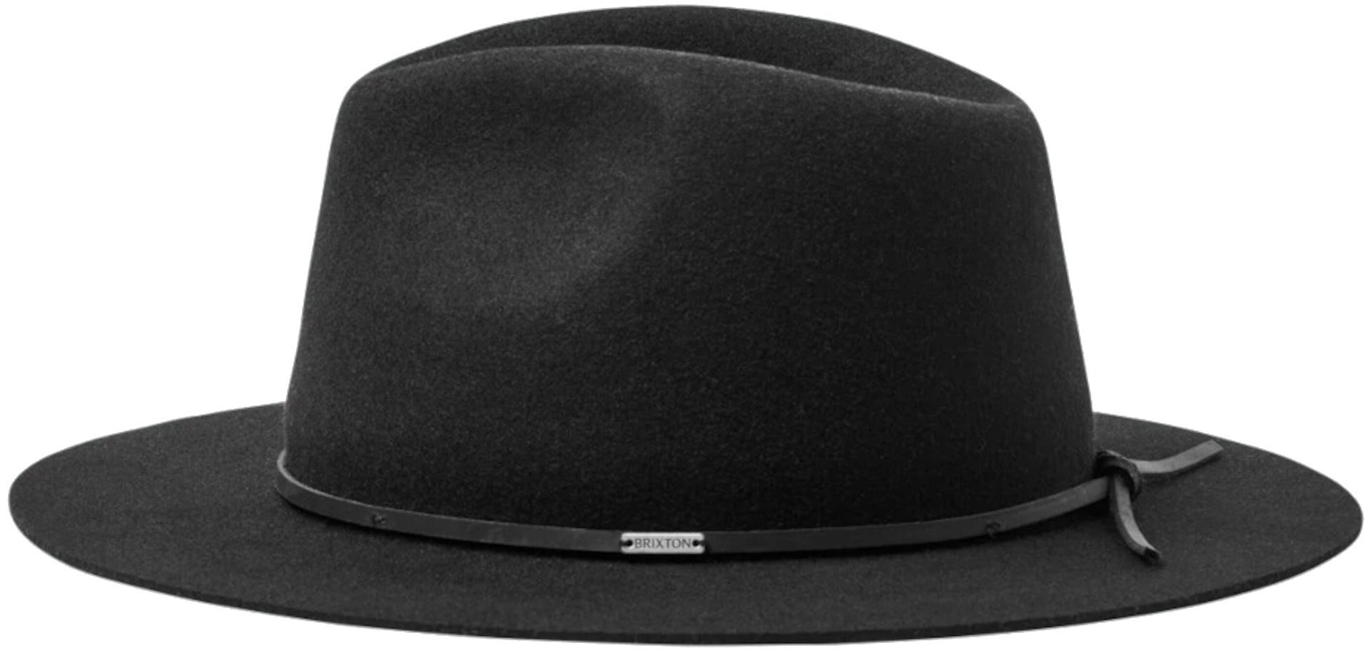 Brixton Wesley Fedora Hat Sort XL Figur 3
