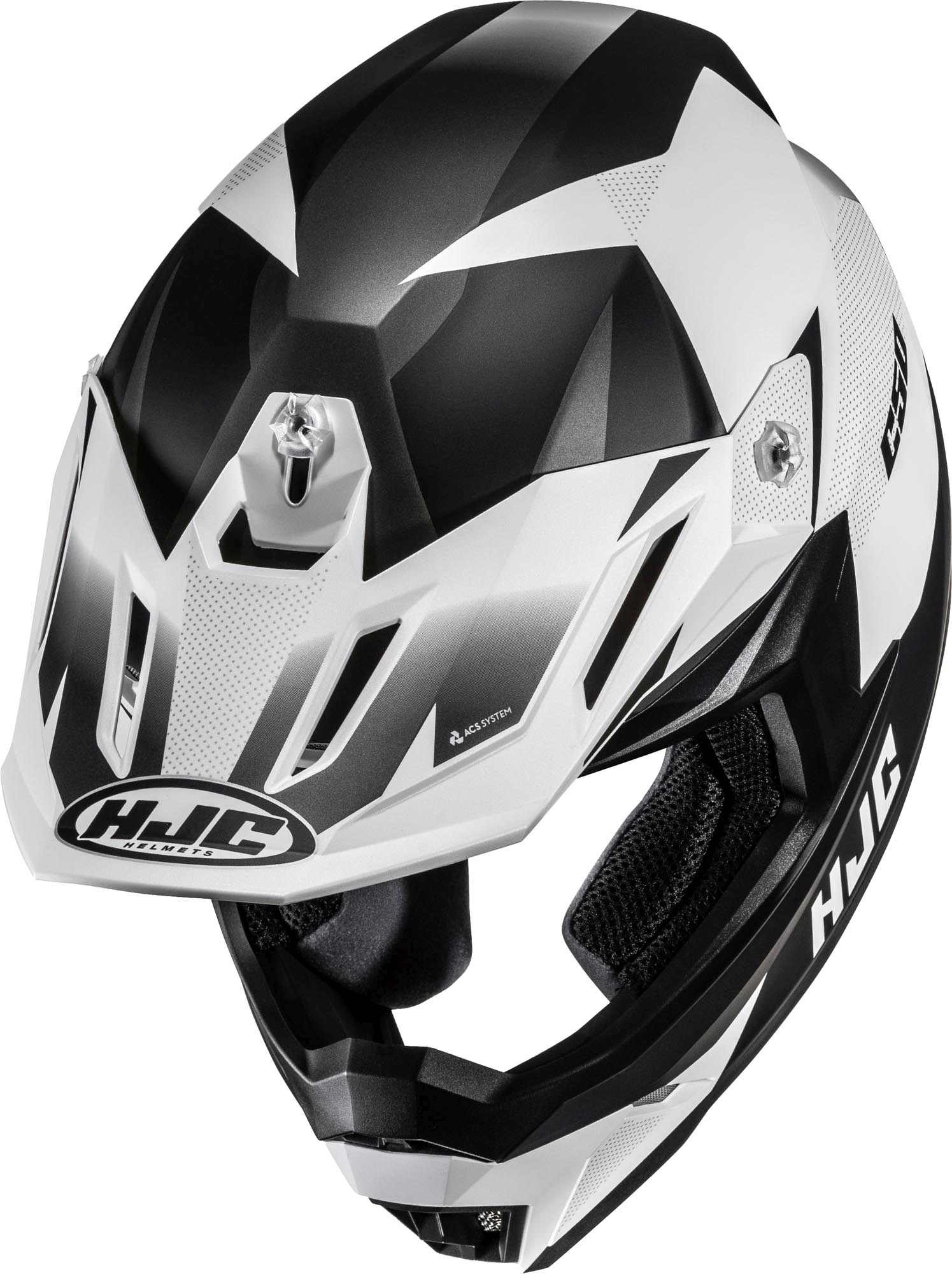 HJC C50 Slide Casco da motocross nero/bianco/grigio S (55/56) Figura 2