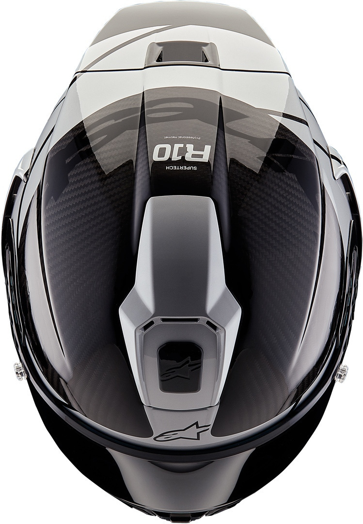 Alpinestars Supertech R10 Element Carbon Helm schwarz/silber M (57/58) Abbildung 2