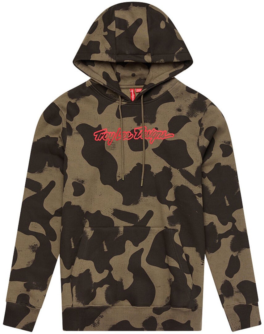 Troy Lee Designs Signature Capuche Vert/camouflage XL Figure 1