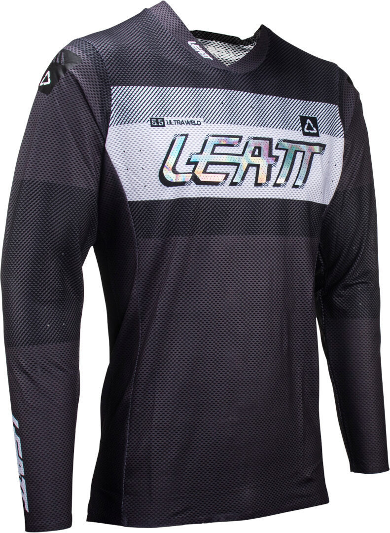 Leatt 5.5 Ultraweld 2024 Tricou de motocross negru/gri/alb S Figura 3