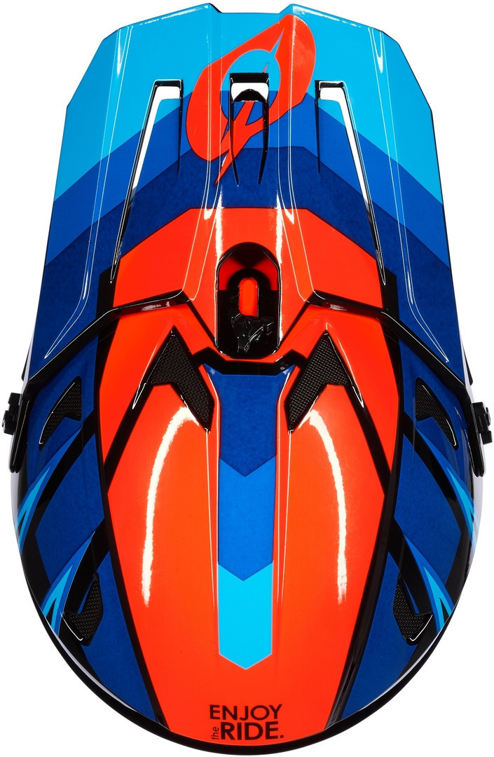 Oneal Sonus Split V.23 Downhill Helm blau/rot S (55/56) Abbildung 2