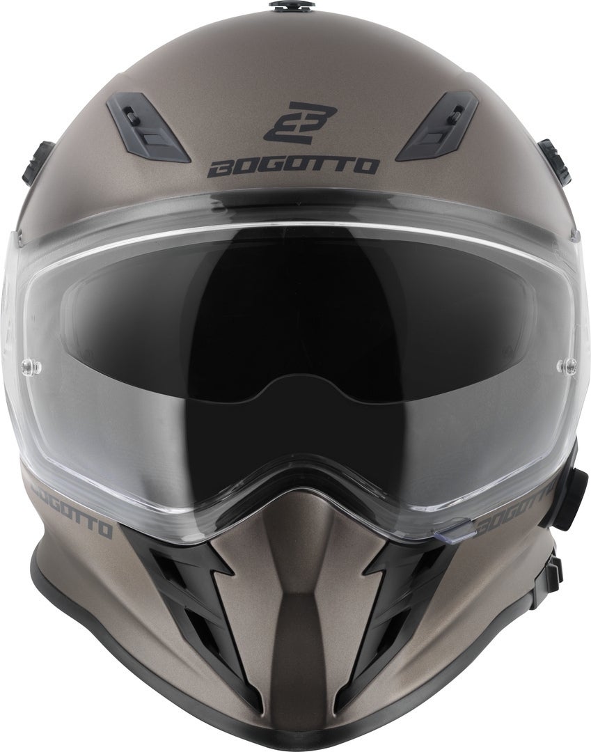 Bogotto H331 BT Bluetooth Casco Enduro Marrone opaco M Figura 7