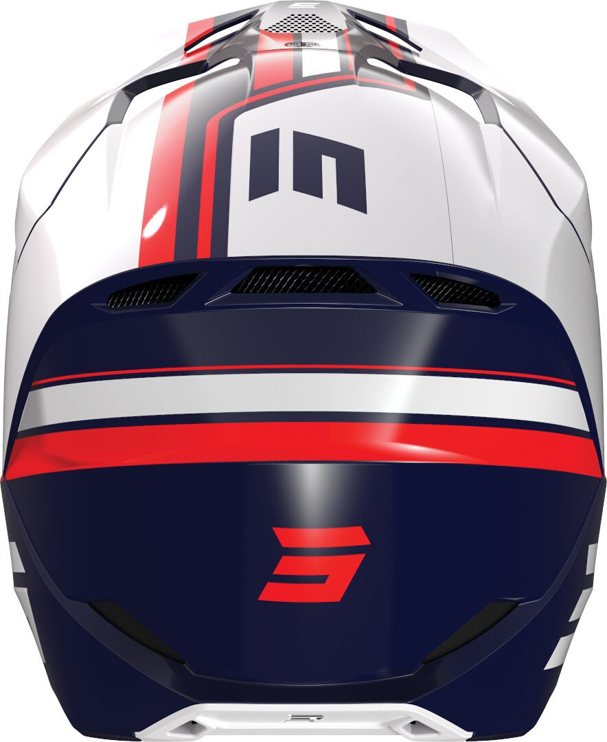 Shot Furious Heritage Motocross Helm weiß/blau/rot XS (53/54) Abbildung 2