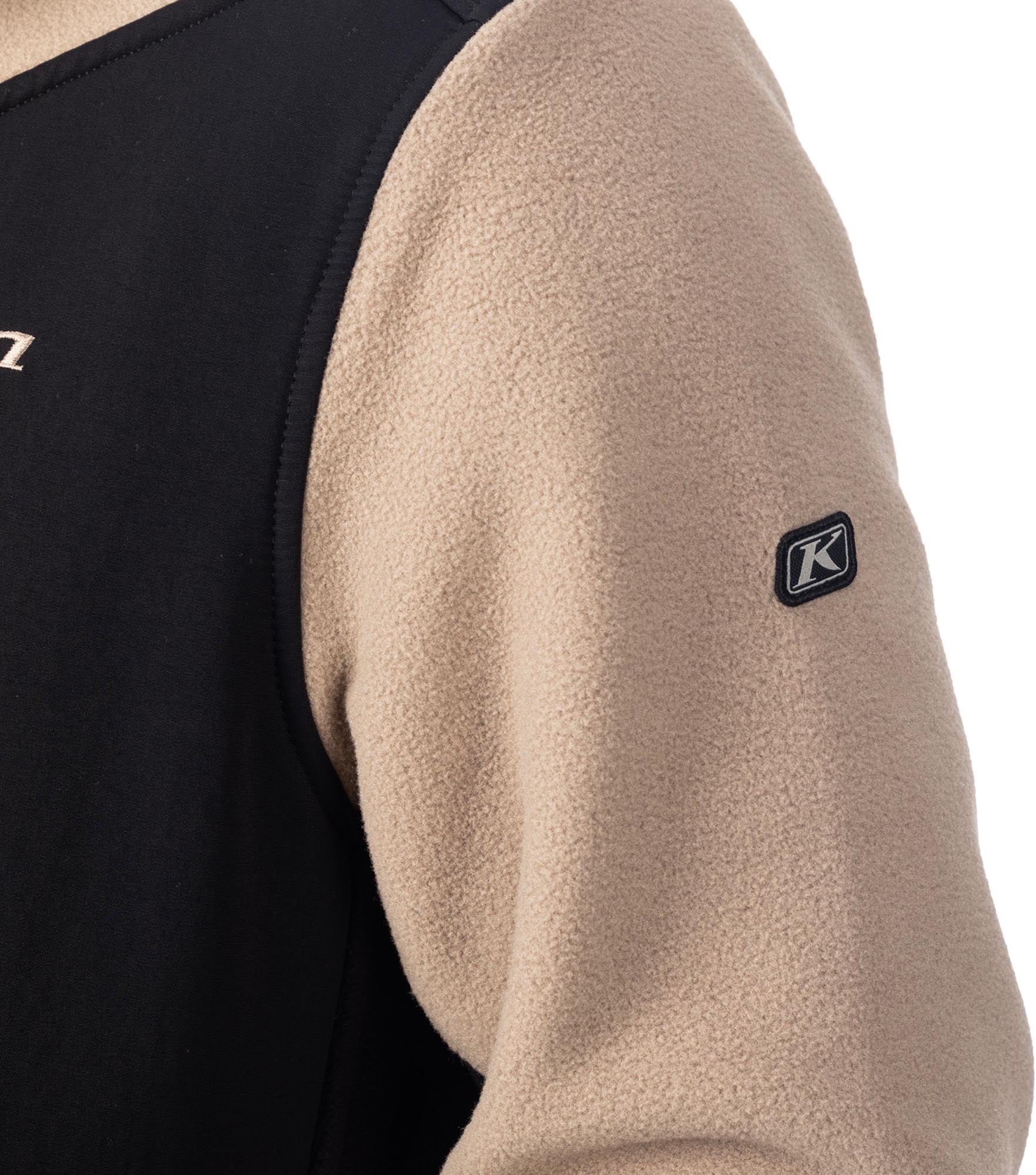 Klim Teton Crest Fleece Jas Beige/zwart M Figuur 4