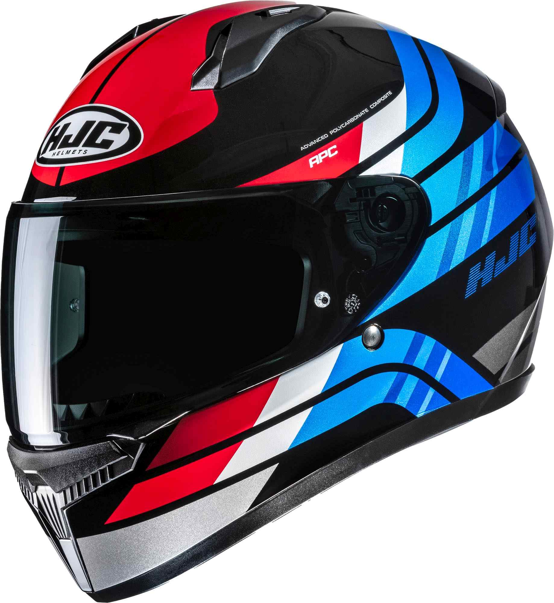 HJC C10 Hiper Casco nero/rosso/blu S (55/56) Figura 1