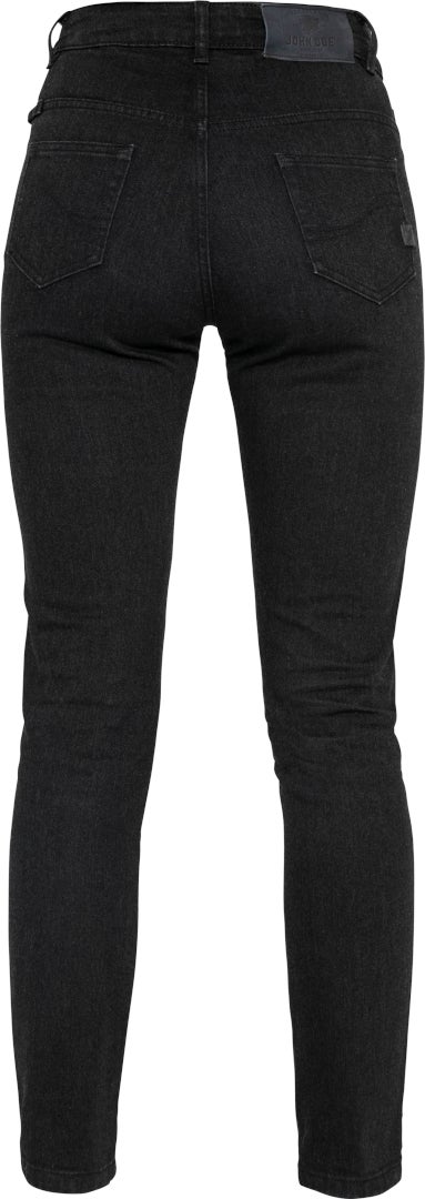 John Doe Jane High Mono XTM Dame Motorcykel Jeans Sort 27/32 Figur 2