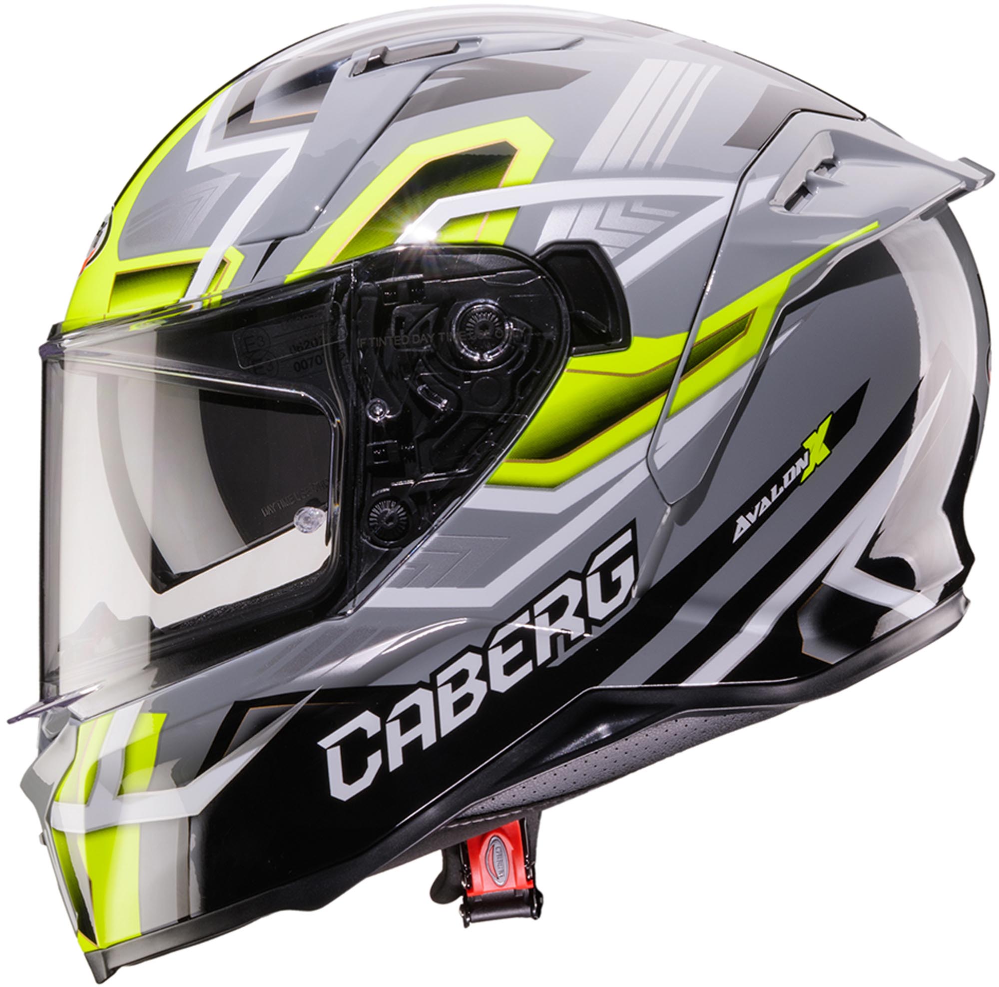 Caberg Avalon X Brama Helm grau/schwarz/gelb L (59/60) Abbildung 2