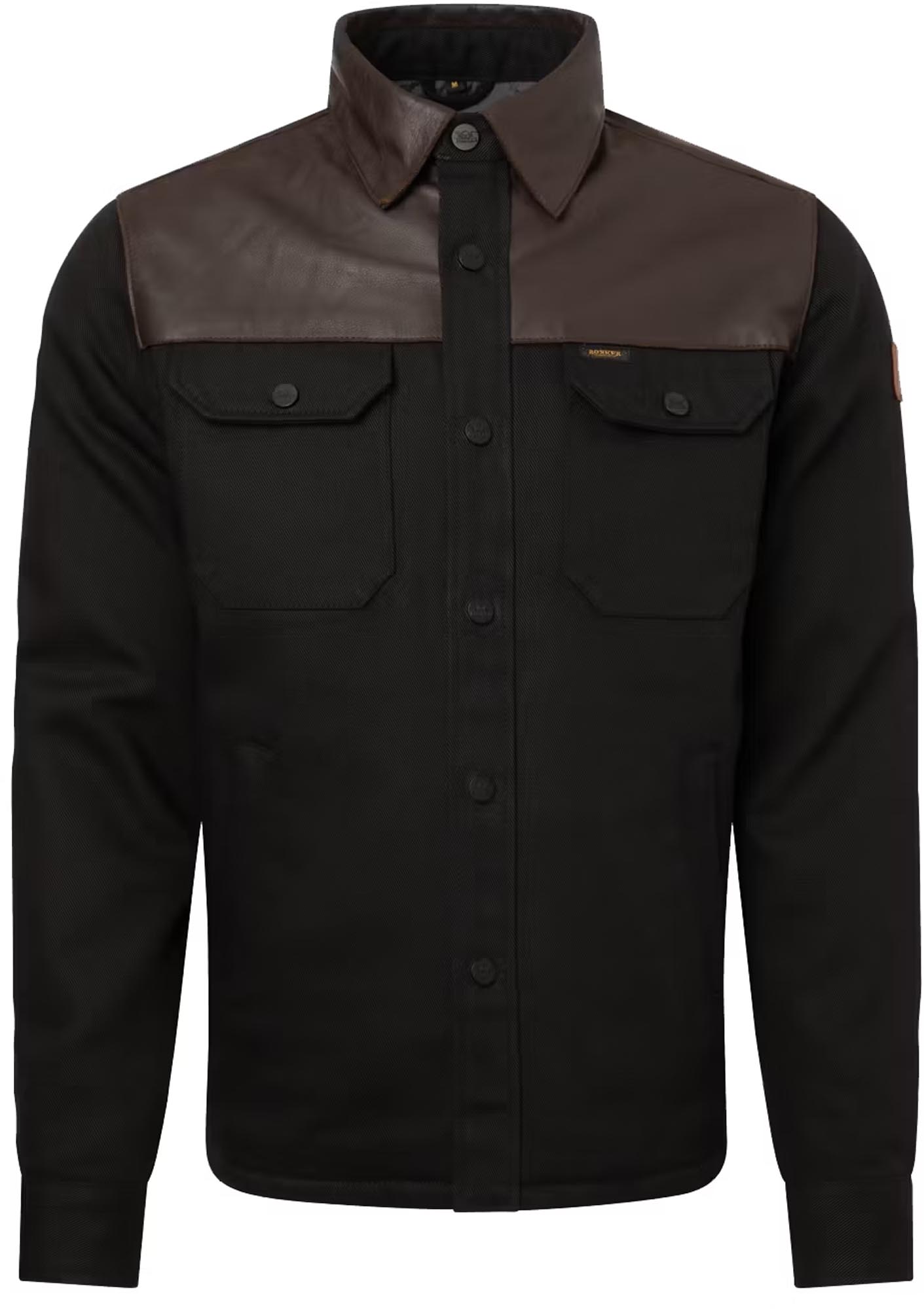 Rokker Bozeman Rider 摩托车衬衫 黑色 M 图1