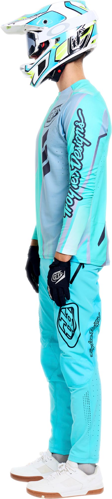 Troy Lee Designs Sprint Pro Lowrider Bicycle Jersey turquoise/blue M Figure 11